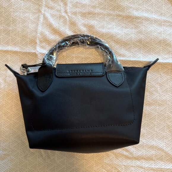 Longchamp Le Pliage Neo XS Black Shoulder Tote Bag - Picture 3 of 5